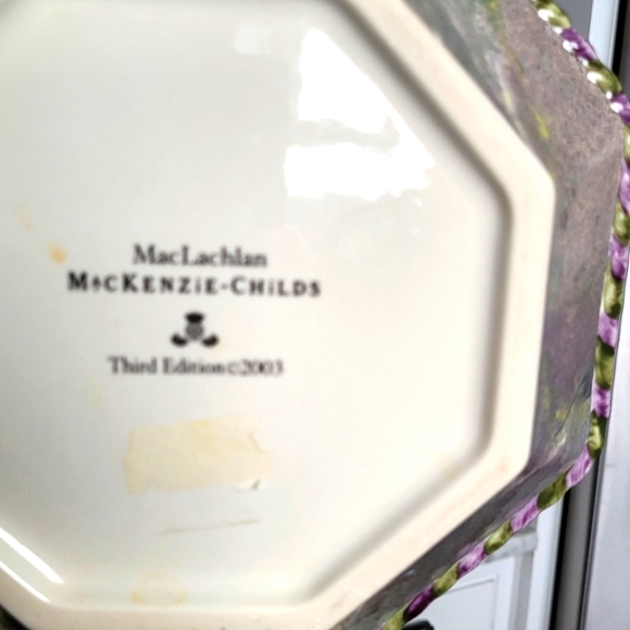 MacKenzie-Childs MacLachlan 8 Sided  Dish - Picture 1 of 9